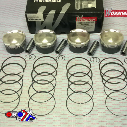 Piston Kit 2000-2005 Kawasaki ZX12 Wossner K8779DA-4