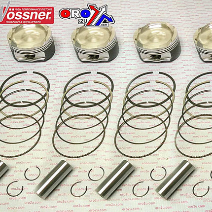 Piston Kit 06-09 ZX14 T Kaw, Wossner K8780D200-4 Road, Kawasaki