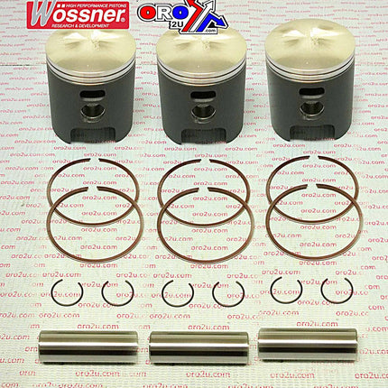 Piston Kit SET/3 Kaw. 500 Kh, Wossner K8247D150-3 61.50mm
