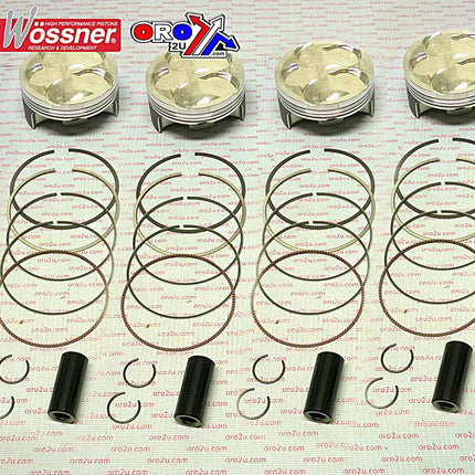 Piston KIT4 Yamaha YZF1000 78.00mm Wossner K8752D100-4 Comp 13:1