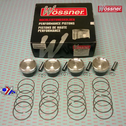 Piston Kit SET/4 GSXR1000 75, Wossner K8755D200-4 Suzuki, Turbo 2001-2004