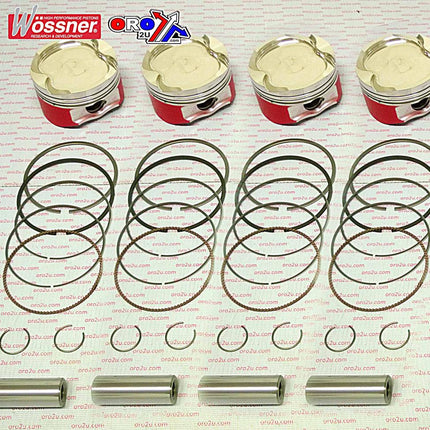 Piston Kit SET/4 83mm 1999-2007 Suzuki Hayabusa Wossner K8734D200-4