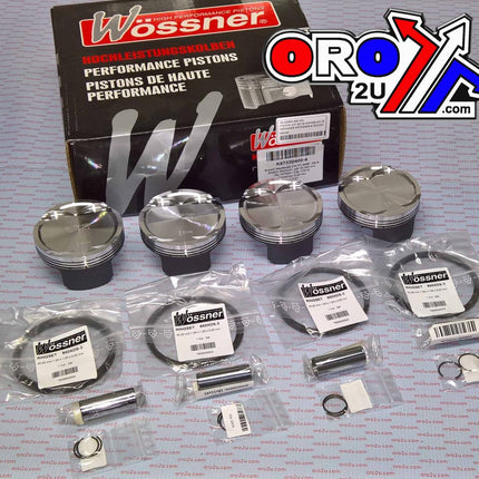 Piston Kit SET/4 Hayabusa 85, Wossner K8733D400-4 Suzuki, 2008-2016 Displ. 1474cc
