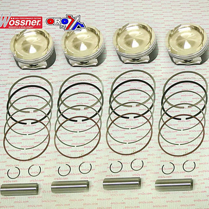 Piston Kit 83mm SET/4 2008-ON Suzuki Hayabusa Turbo Wossner K8736D200-4