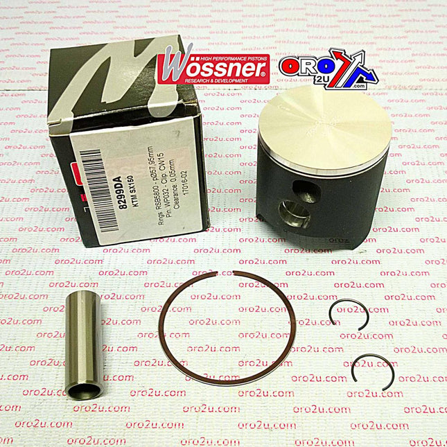 Piston Kit 2016 KTM SX150 58 B, 8299DB Wossner