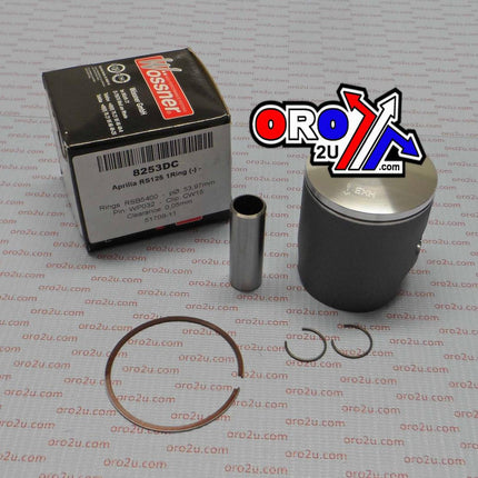 Piston Kit Aprilia RS125 C, Forged Wossner Kit 8253DC, Single Ring