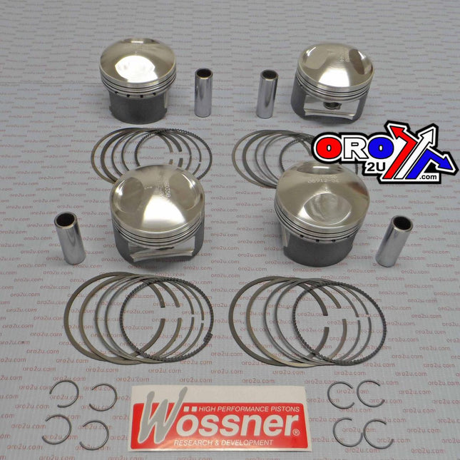 Piston KIT-4 KZ1000J,R D72.00, Wossner K8796D250-4 Kawasaki