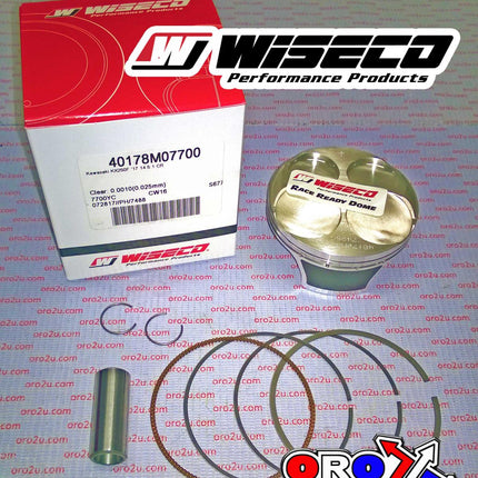 PISTON KIT KX250F 2017-18 14.5:1 Hi-Comp., WISECO 40178M07700 77mm, ArmorGlide