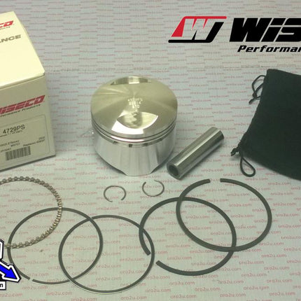 PISTON KIT HARLEY 3.497 EACH, WISECO 4729PS DAVIDSON, Compression ratio: 7:1 Domed