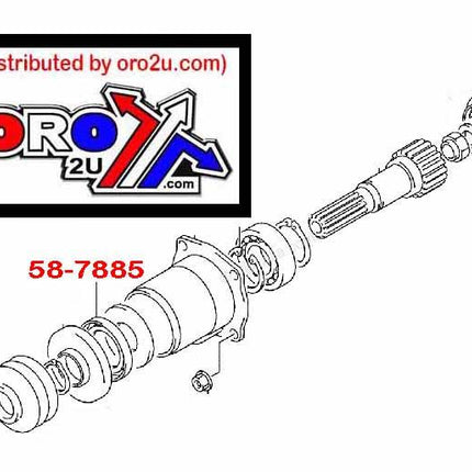 Oil Seal 40x62x8/14.5, 27156-09F50, AT-03828