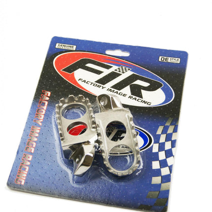 Foot Pegs Stainless Steel KX, Kawasaki KX125/250, Kdx