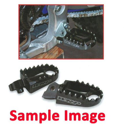 Foot Peg Set Cnc Billet RMZ, Billet Cnc Aluminium Black, Wrp WDP-0280A