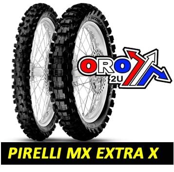 21-80/100 MX Extra X Pirelli, Scorpion Tyre 2133700, New Number 2588600