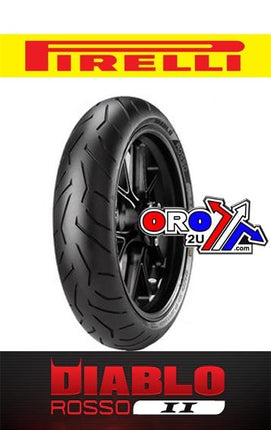 120/70 R17 58H Tl Rosso Ii, 706 Pirelli 2210400 Front Tyre, Road, Mc, Diablo Supersport