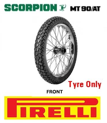 90/90-21 54S MT90A/T Scorpion, 747 Pirelli 3983100 Front Tyre, Road, Mc