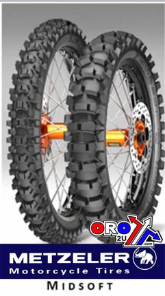 21-80/100 360MSF Metzeler MX, Mid-soft Front 4023200 Tyre, 80/100 - 21 M/c 51M Mst MC360