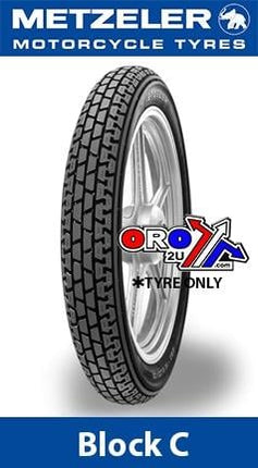 3.50 - 19 57P Unv Block C, Metzeler 0110000 Tyre, Road, Mc