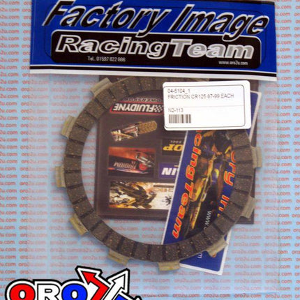 Clutch Friction Plate CR125 87-99 Each