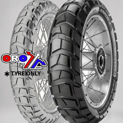 150/70 18 70R M+s Karoo 3, Metzeler 2316800 Rear Tyre, Road, Mc