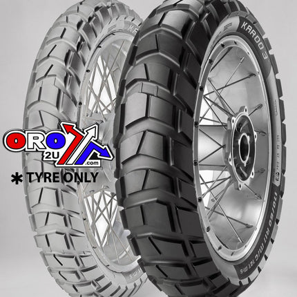 150/70 18 70R M+s Karoo 3, Metzeler 2316800 Rear Tyre, Road, Mc