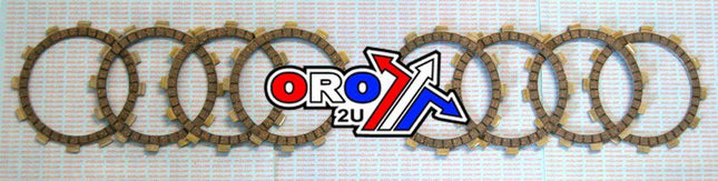 Clutch Friction Plate SET/8 [CK3356], Suzuki RM125 88-91 Set, MX-05025C