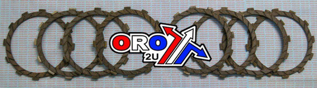 Clutch Friction Plate SET/8, Kawasaki 85-86 KX250 KX500