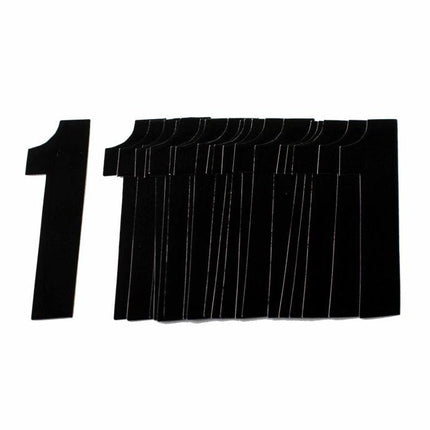1 BLACK 4.5inc 11cm PK/20