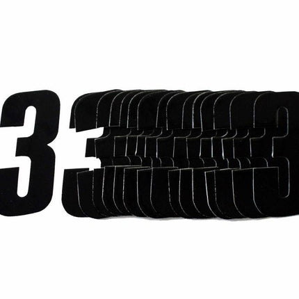 3 BLACK 4.5inc 11cm PK/20
