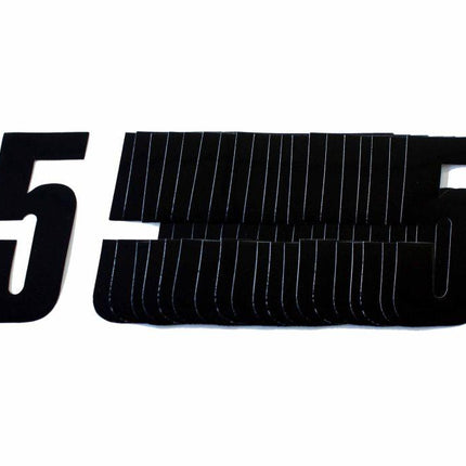 5 BLACK 4.5inc 11cm PK/20