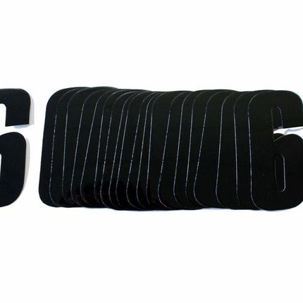 6/9 BLACK 4.5inc 11cm PK20