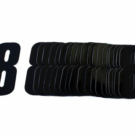 8 BLACK 4.5inc 11cm PK/20