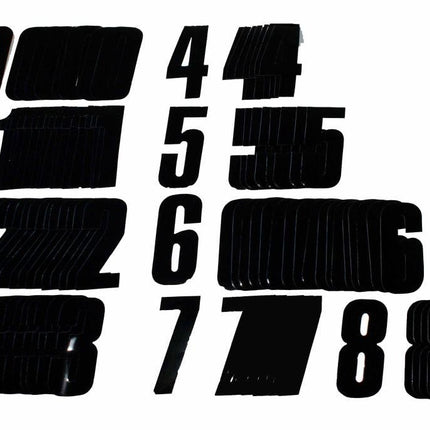 0-9 Black 11cm Pk 108 Numbers