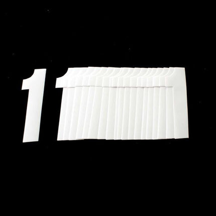 1 WHITE 4.5inc 11cm PK/20