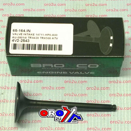 Valve Intake 14711-HP0-A00, AU-09014I TRX420 TRX500 ATV, 14761-HP0-A00, 14751-HP0-A00