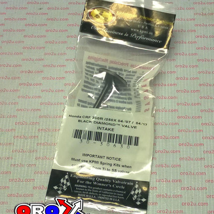 Valve Intake CRF250 04-07, Kibblewhite 30-30630, 14711-KRN-670, CRF250X 04-17