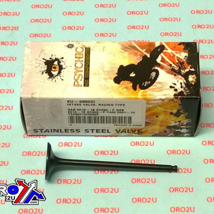 Valve Intake YZF250 01-13, Psychic XU-09522I Stainless, 5NL-12112-30-00