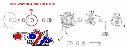 Bearing Needle Polaris Size 34.7x44.3x31.8mm, Bronco AT-03137 3514609