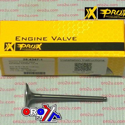Valve Exhaust Titanium KX250F 17-18, Prox 28.4347-1, 12005-0761