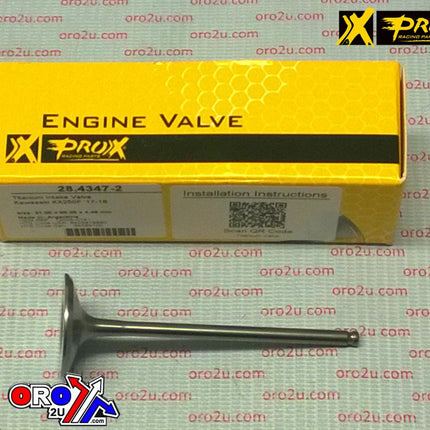 Valve Intake Titanium KX250F 2017-19, Prox 28.4347-212004-0741