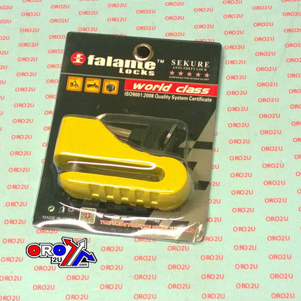 Disc Lock 10mm Pin Yellow