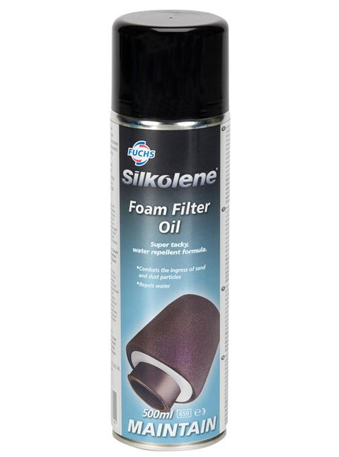 500ml Spray Air Filter Oil, Silkolene Aerosols Can, 602576576
