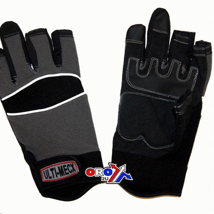 Mechanics Gloves 3 Finger Lar, Large