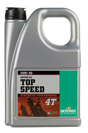 4L Top Speed 4T 10w/40, Motorex 7300029 Oil