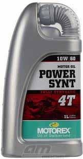 1L Power Synt 4T 10/60W, Motorex 7300092 Oil