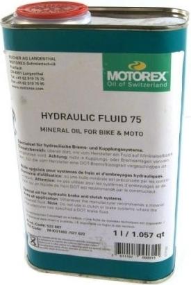 1L Hydraulic Brkae Clutch Fluid 75, Motorex 7300251