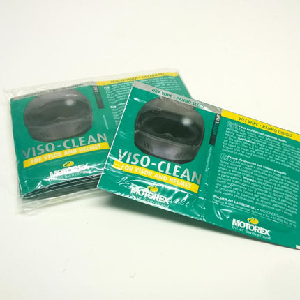 PK/12 Visor Clean 72 Wipes. 12 Pack Of 6 Wipes, Motorex 7300640