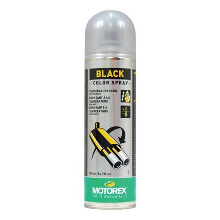 400ml Black Hi Temp Paint, Motorex 7300806