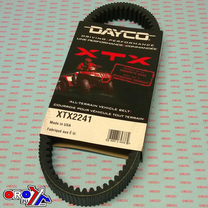 Drive Belt Dayco XTX2241 Yamaha, Bennche, Hisun, Grizzly Bighorn Kodiak Rhino