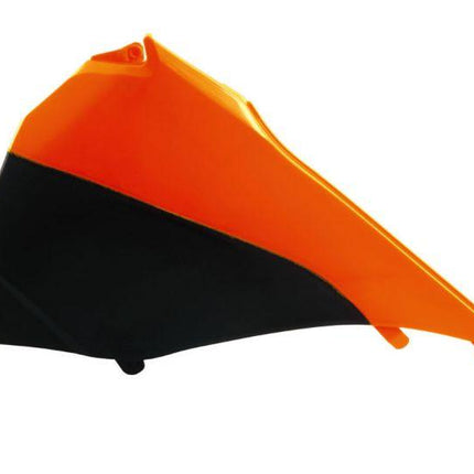 13-15 KTM Sx/sxf Left Airbox & Panel, Orange/black Rtech, R-FIKTMARSX13 75-0307