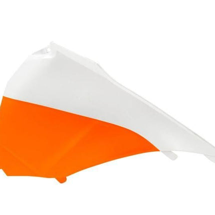 13-15 KTM Sx/sxf Left Airbox & Panel, OEM15 Orange/white, Rtech R-FIKTMBNARSX13